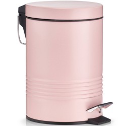 1x Roze prullebakjes 3 liter van 17 x 25 cm - Prullenbakken
